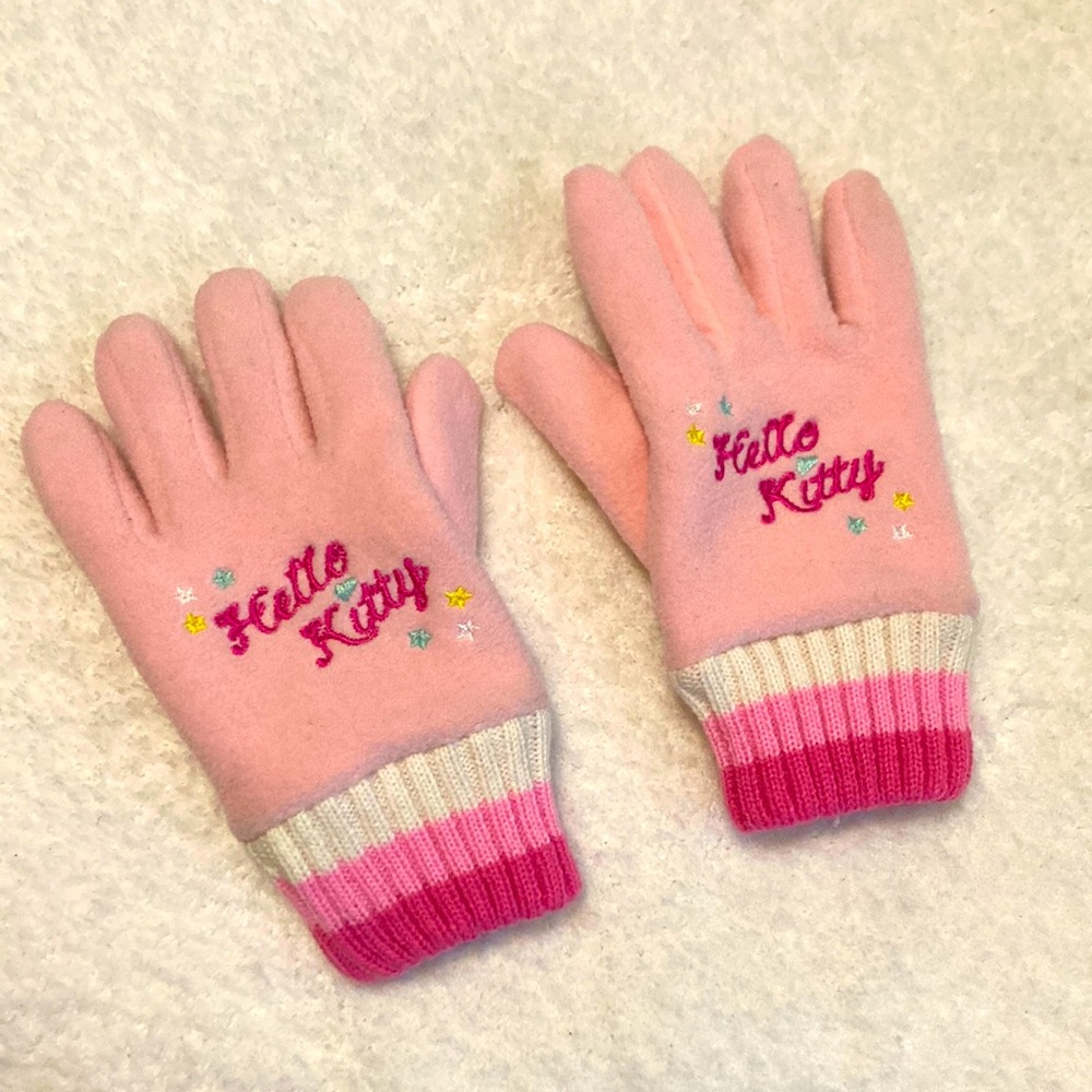 Hello Kitty Girls Gloves New
